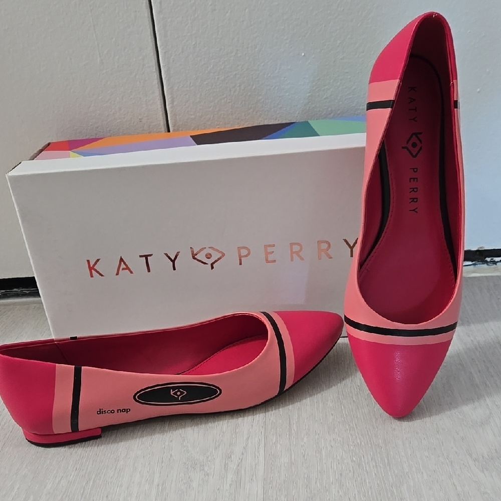 Katy Perry Collections Pink Flats with Pointed Toe